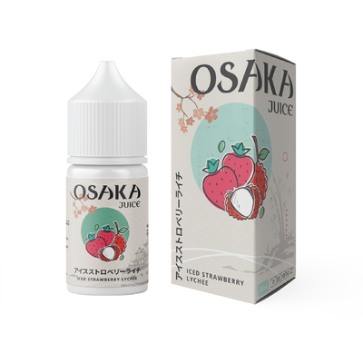 Methyl Nicotine vape juice e juice e liquid nicotine salt disposable pod juice  Osaka Juice Ice Strawberry Yakut Flavor