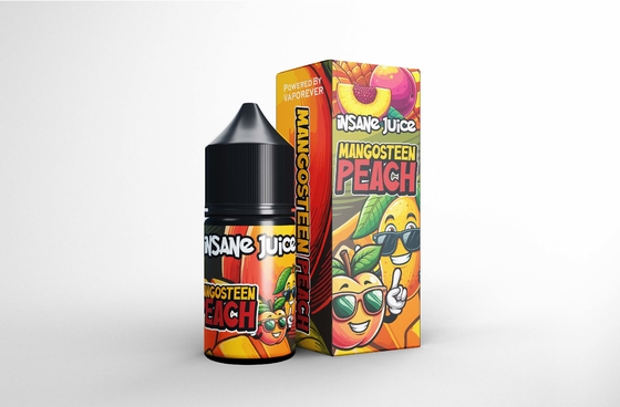 Insae Juice MANGOSTEEN	 PEACH	Flavor 20mg 30mg 50mg nicotine Salt E-Liquid Vape Juice by VAPOREVER