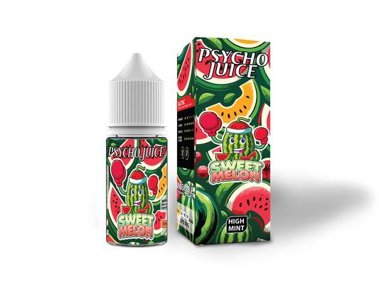 Psycho Juice MELLOW MELON Flavor 20mg 30mg 50mg nicotine Salt E-Liquid Vape Juice by VAPOREVER