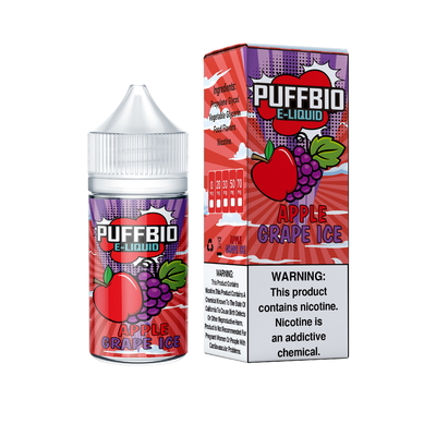 Puffbio WATERMELON GRAPE ICE  E Flavor 20mg 30mg 50mg nicotine Salt E-Liquid Vape Juice salt bar juice by VAPOREVER