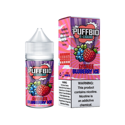 Puffbio WATERMELON GRAPE ICE  E Flavor 20mg 30mg 50mg nicotine Salt E-Liquid Vape Juice salt bar juice by VAPOREVER