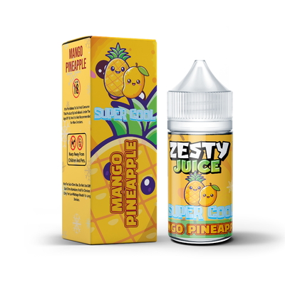 Zesty Juice Super Cool Mango Grape  Flavor 20mg 30mg 50mg nicotine Salt E-Liquid Vape Juice by VAPOREVER