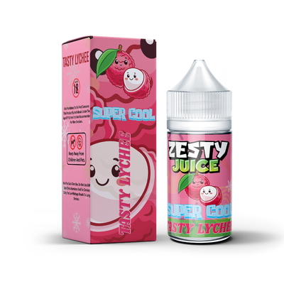 Zesty Juice Super Cool Peach Watermelon Flavor 20mg 30mg 50mg nicotine Salt E-Liquid Vape Juice by VAPOREVER
