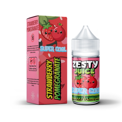 Zesty Juice Super Cool Peach Watermelon Flavor 20mg 30mg 50mg nicotine Salt E-Liquid Vape Juice by VAPOREVER